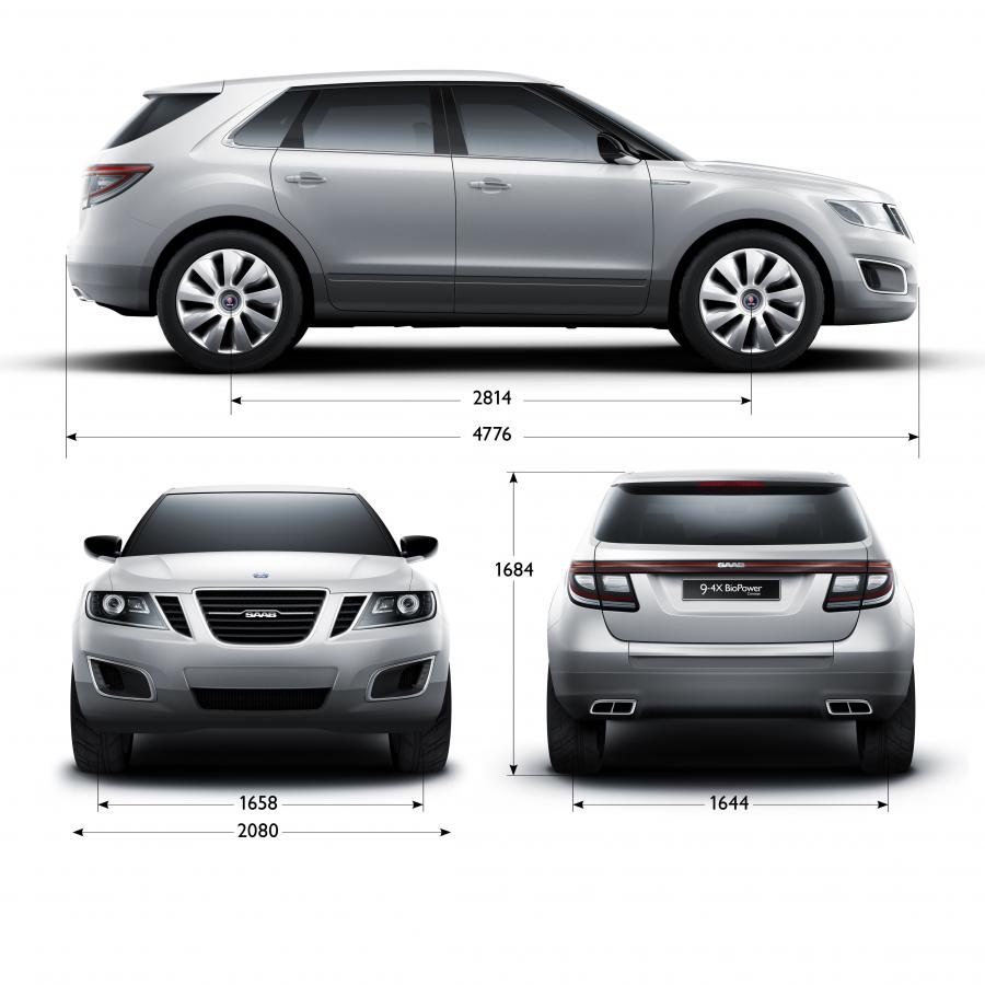  Saab 9-4X BioPower Concept 2008 года  (фото 36 из 80)